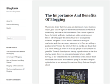 Tablet Screenshot of blogrank.net